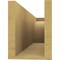 Ekena Millwork 6in. W x 8in. H x 28in. L Huntington Woodgrain TimberThane Rafter Tail, Primed Tan RFTUR06X08X28HUNRCPR - alternate 5
